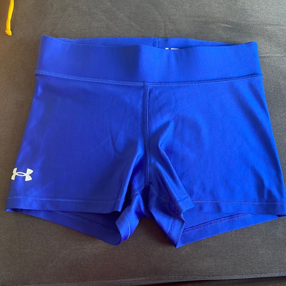 electric blue volleyball shorts